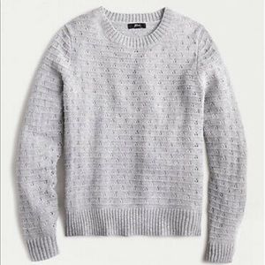 NWT J.Crew Pointelle Stitch Sweater